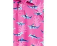 Поло Chubbies Kids The Lil Great Pink Shark для малышей