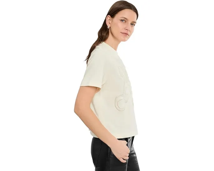 Футболка AllSaints Lisa Embos с тиснением и обычным кроем