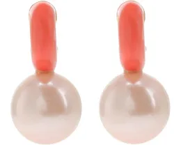 Серьги-гвоздики Bright Spots Drop Huggies с круглым подвесом