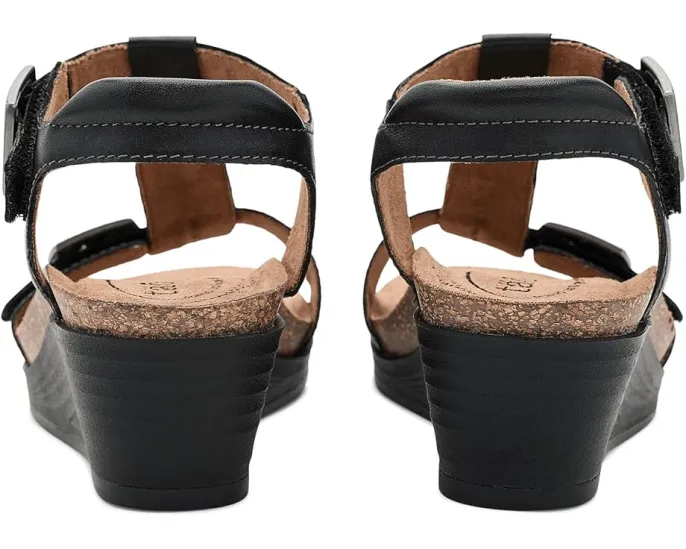 Сандалии Taos Footwear Top Notch на танкетке с кожаным верхом и декоративными пряжками