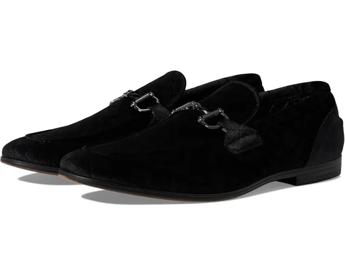 Steve Madden бархатные лоферы Linc с мокасиновым носком и металлической фурнитурой