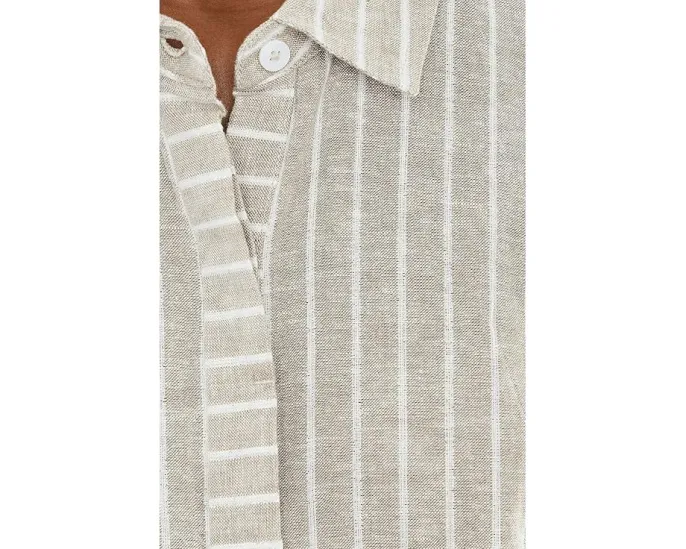 Рубашка Lurex Linen Resort с блестками NIC+ZOE