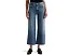 Джинсы AG Jeans Saige Mid Rise Wide Leg с широкими штанинами и укороченной длиной