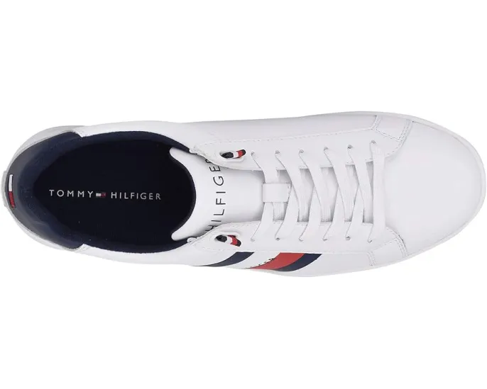 Tommy Hilfiger Lectern белые кроссовки на шнуровке с круглым носком