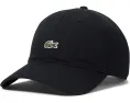 Хлопковая кепка Lacoste Cotton Croc Logo с крокодилом