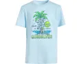 Детская футболка Skeleton Chillin с коротким рукавом и принтом Quiksilver Kids