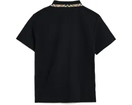 Рубашка Burberry Kids Johane черная для детей