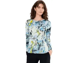 Топ Elliott Lauren Collage с длинным рукавом и камуфляжным принтом