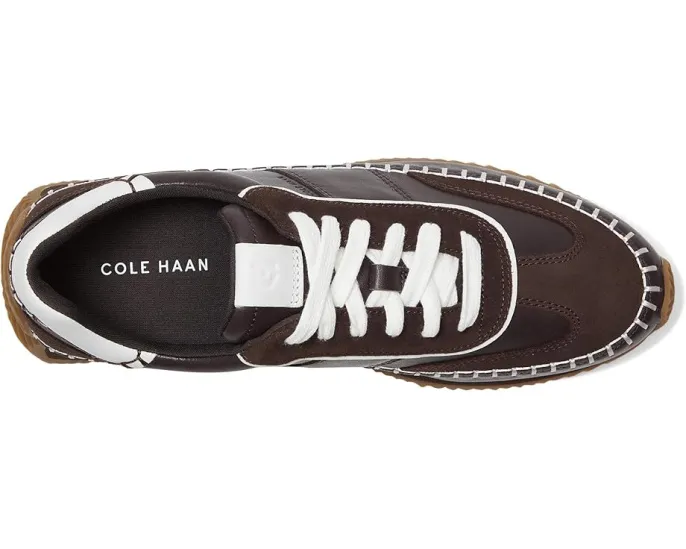 Кроссовки Cole Haan Grandpro Premier Runners из кожи и замши с квадратным носком
