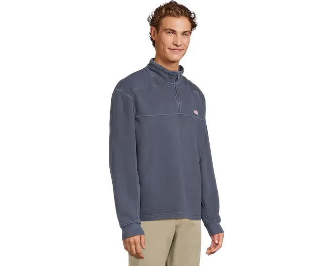 Толстовка Vineyard Vines Garment Dyed Surf Shep на молнии из мягкого хлопка