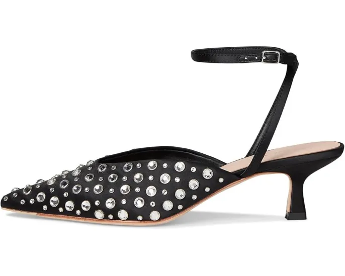 Босоножки Rio Smocked Kitten Heel на низком каблуке с острым носком Loeffler Randall