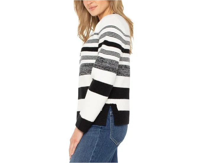 Свитер Liverpool Los Angeles с V-образным вырезом и длинными рукавами