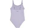 Цельный купальник с драпировкой и вырезом для детей от abercrombie kids