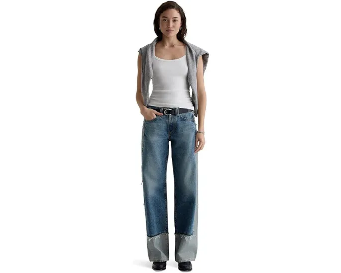 Джинсы Adria Low Rise Baggy Wide Leg с низкой посадкой и широкими штанинами в цвете 13 Years Otherworldly