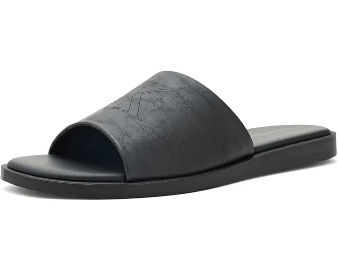Сланцы Calvin Klein Edenn с логотипом CK и круглым открытым носком