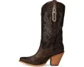 Сапоги Corral Z5240 до середины икры с металлизированной кожей и вышивкой
