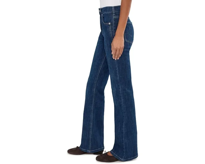 Джинсы Free People Double Knot High-Rise Straight с высокой посадкой и прямым кроем
