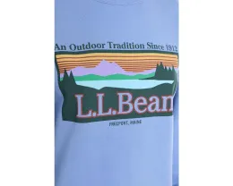 Базовый худи L.L.Bean с логотипом и воротником-гольф