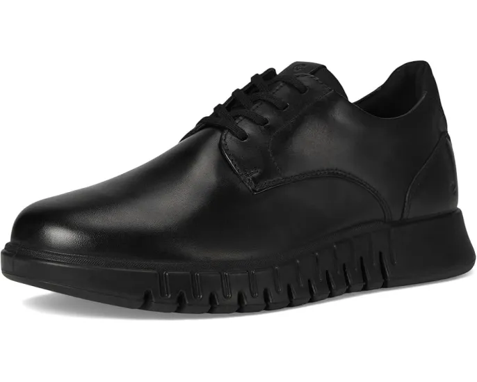 Кроссовки ECCO Gruuv Studio Plain Toe с кожаным верхом и съемными стельками