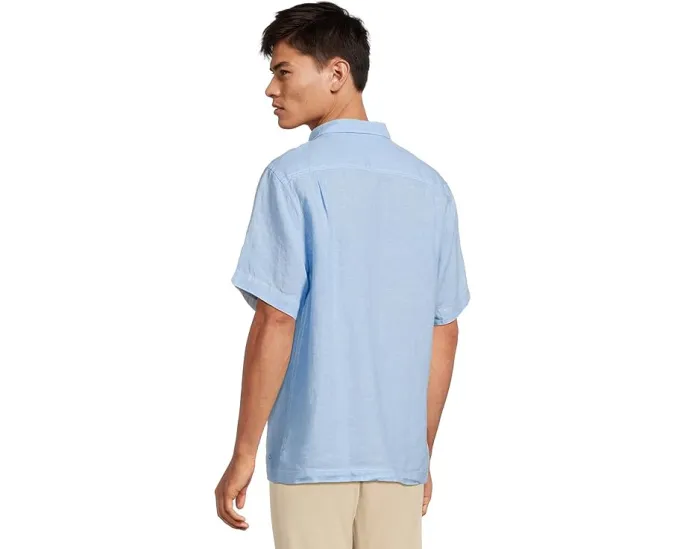 Льняная рубашка Tommy Bahama Short Sleeve Paradise Breezer