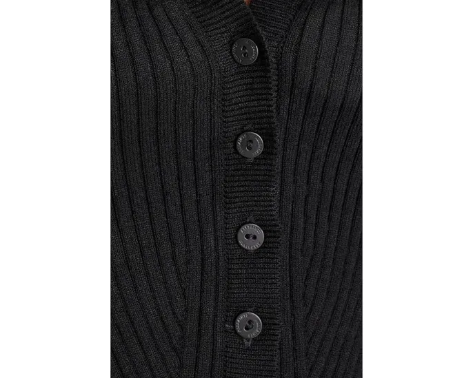 AllSaints Cruz Waistcoat жилет с ребристой вязкой