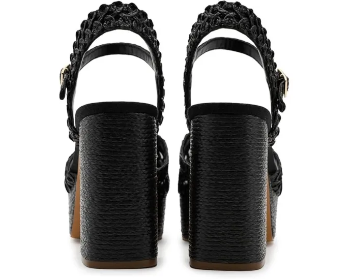 Marc Fisher LTD босоножки Chayse на высоком квадратном каблуке с плетеными деталями