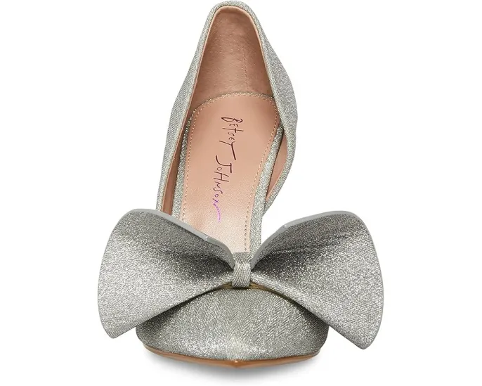 Туфли на каблуке Blue by Betsey Johnson Nobble с блестками и большим бантом