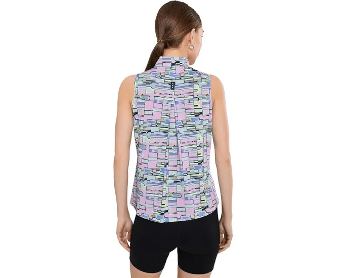 Топ Jamie Sadock без рукавов с геометрическим размытым принтом