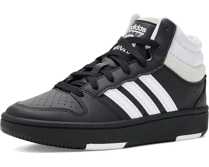 Кроссовки Adidas Hoops Mid Classic для детей с верхом из кожзаменителя