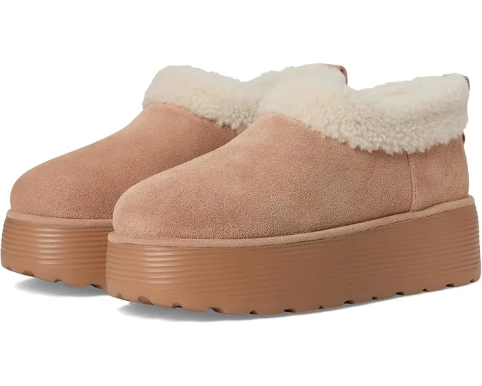 Угги Stuart Weitzman Socharming на платформе с искусственным мехом