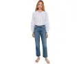 Узкие прямые джинсы Petite Longline Straight Jean от Madewell в стирке Pickett