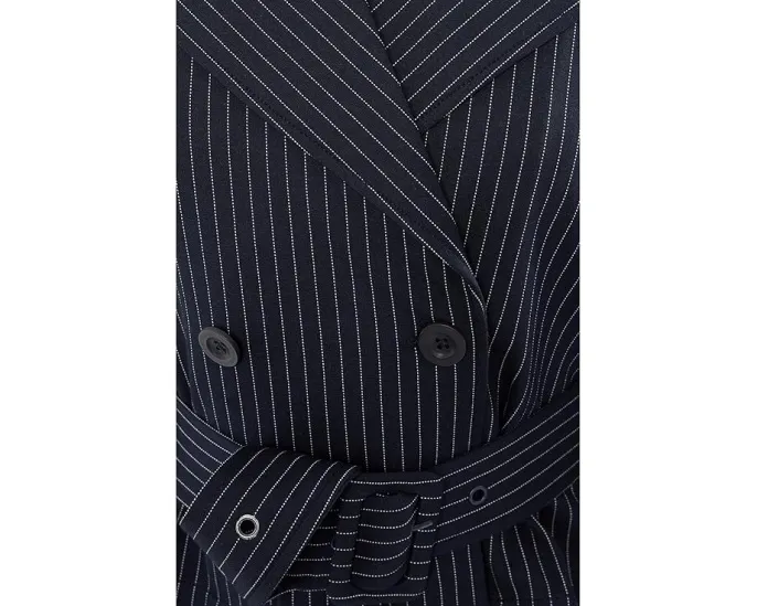 Укороченный тренчкот Petite Cropped Pinstripe с поясом Liverpool Los Angeles