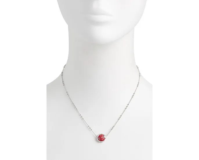 Короткое колье Kendra Scott Ladybug с кулоном в виде божьей коровки