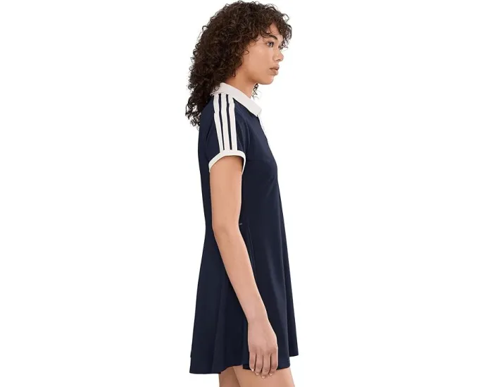 Платье теннисное adidas Heritage мини с пуговицами и коротким рукавом