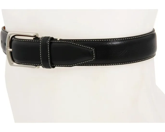 Ремень Johnston & Murphy Topstitched из итальянской кожи с контрастной строчкой