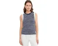 Harbor Pebble Cotton Stripe Tank