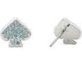 Серьги-гвоздики Kate Spade New York Everyday Spade Pave с инкрустацией