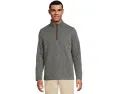 Johnston & Murphy толстовка Marled Quarter-zip с воротником из искусственной замши