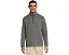 Johnston & Murphy толстовка Marled Quarter-zip с воротником из искусственной замши
