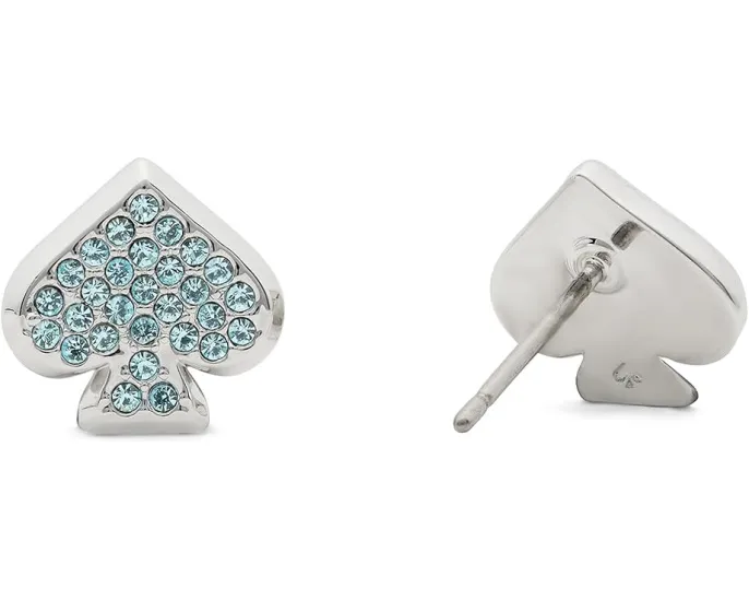 Серьги-гвоздики Kate Spade New York Everyday Spade Pave с инкрустацией