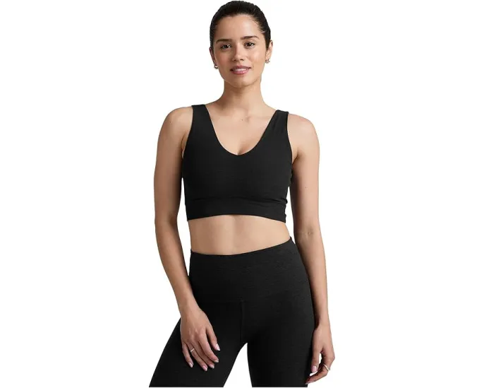 Бюстгальтер Beyond Yoga Spacedye Good Day Long Line с V-образным вырезом