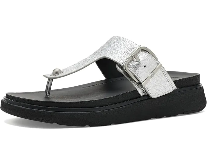 Сандалии FitFlop Gen FF Buckle с ремешком между пальцев из мягкой кожи