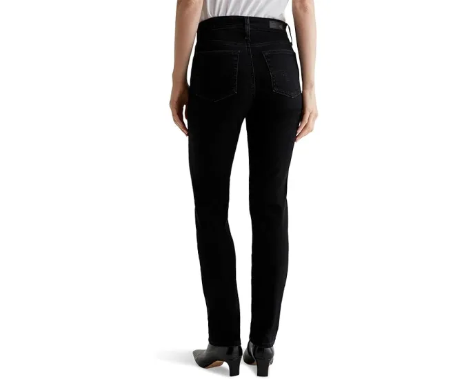 Джинсы AG Jeans Mari Mid Rise Slim Straight с прямым кроем в цвете Alchemy