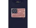 Детская футболка Polo Ralph Lauren Kids Flag Cotton с аппликацией флага