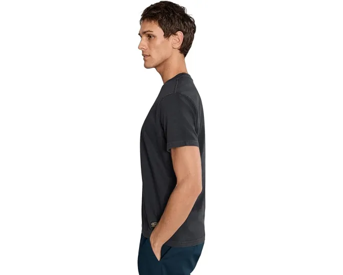 Футболка RVCA Midweight Label Short Sleeve повышенной плотности с этикеткой