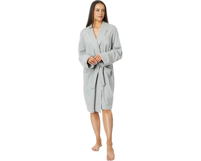 Lauren Ralph Lauren Халат с стеганым воротником и манжетами