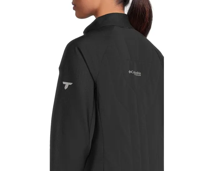 Куртка Columbia Arctic Crest Hybrid Full Zip с технологией Omni Heat Arctic и прорезями для большого пальца