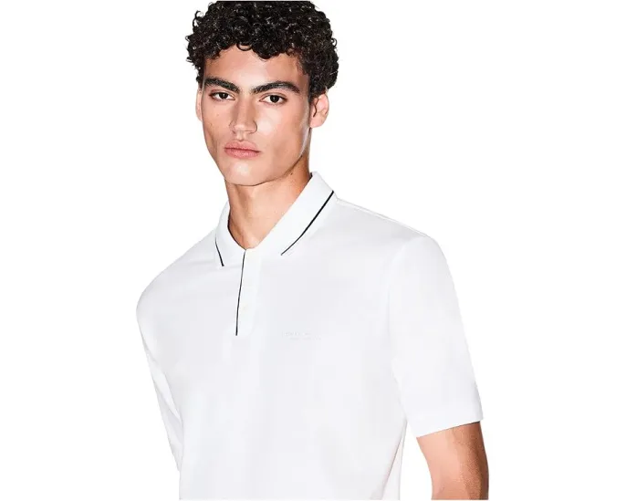 Поло Milano New York Logo с контрастным принтом Armani Exchange