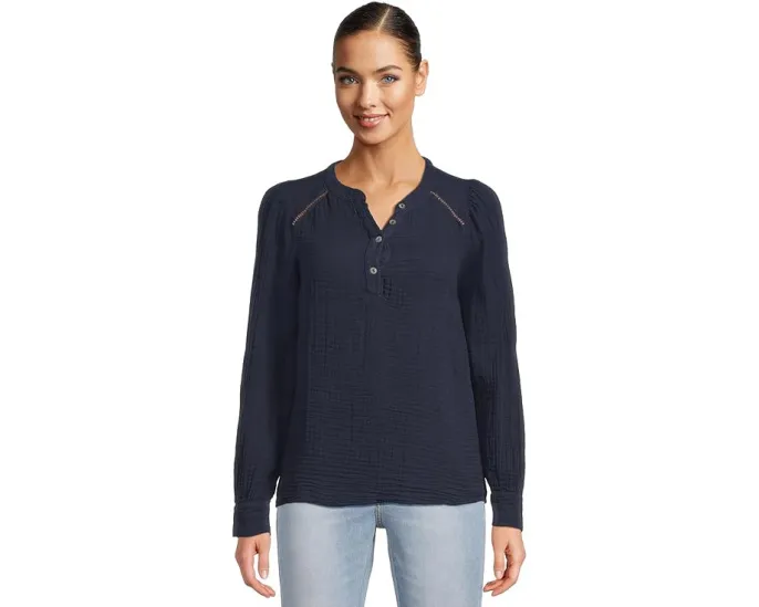 Блуза Michael Stars Kacey в стиле пезанти с длинным рукавом