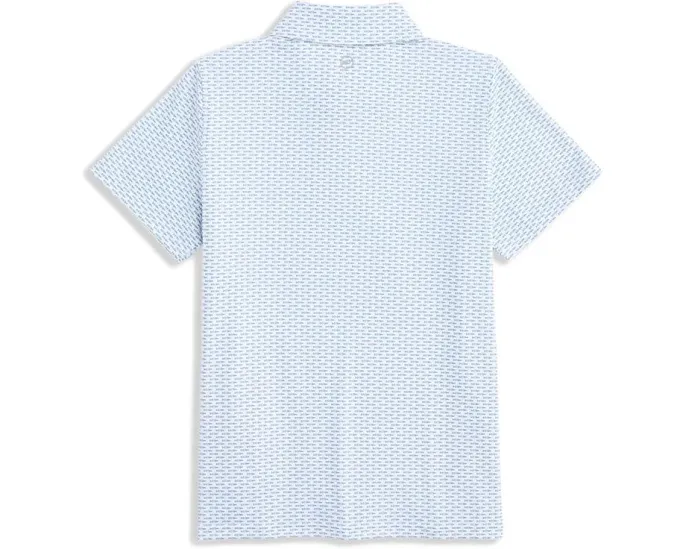 Vineyard Vines поло Printed Sankaty для детей с защитой UPF50+